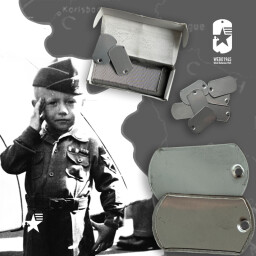 Mini-nerezové známky USA MINI DOG TAGS